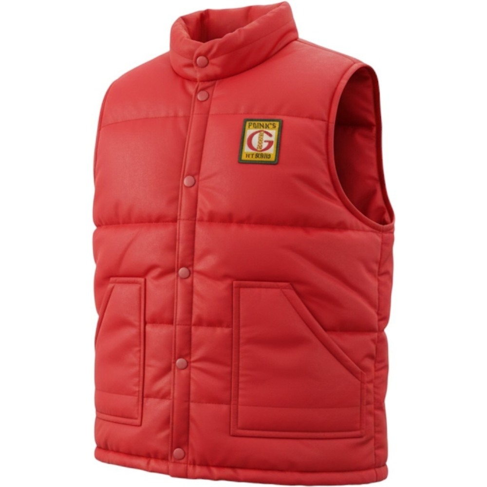 Vintage Swingster Funk's G Hybrid Red Puffer Vest Men's Medium Snap Farm USA